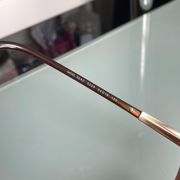 Versace gold and purple brown prescription glasses - Picture 4 of 7